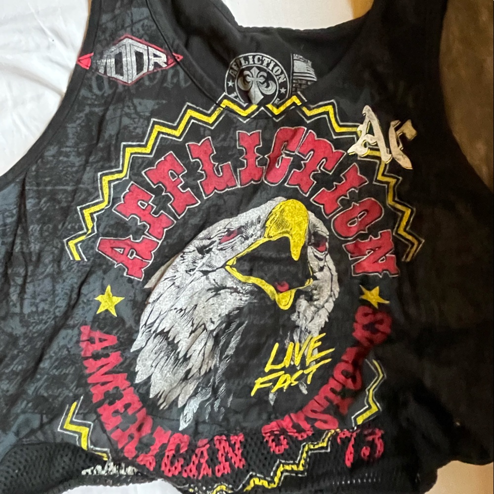 affliction ac/dc tank top